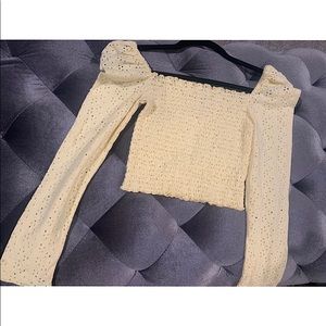 H&M long sleeve crop top size 4